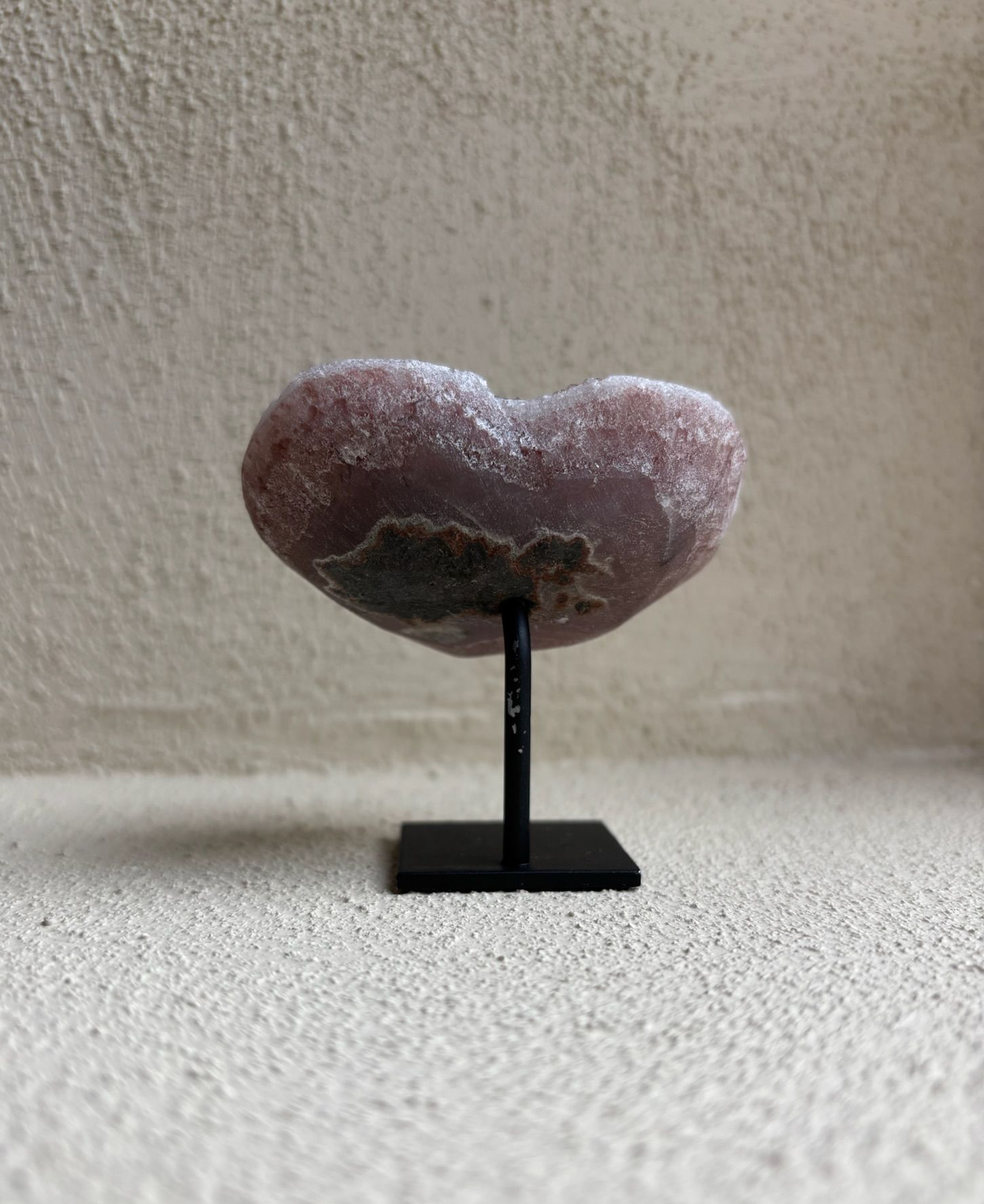 Galaxy amethist hartje - 6,5 cm - 01