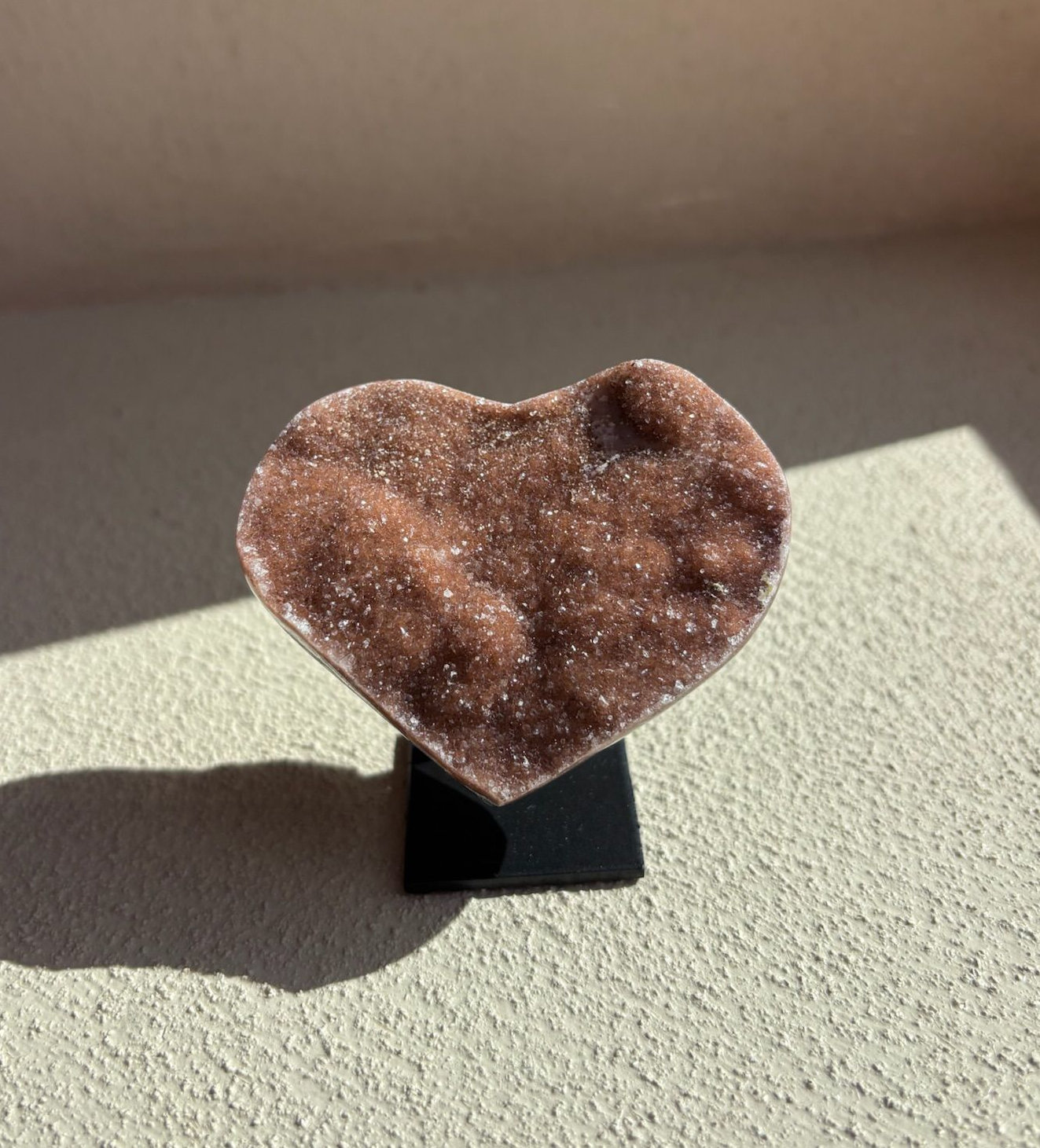 Galaxy amethist hartje - 6 cm - 03
