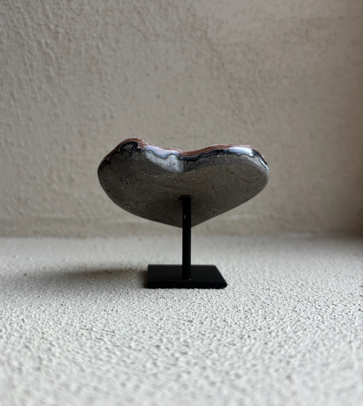 Galaxy amethist hartje - 6 cm - 03