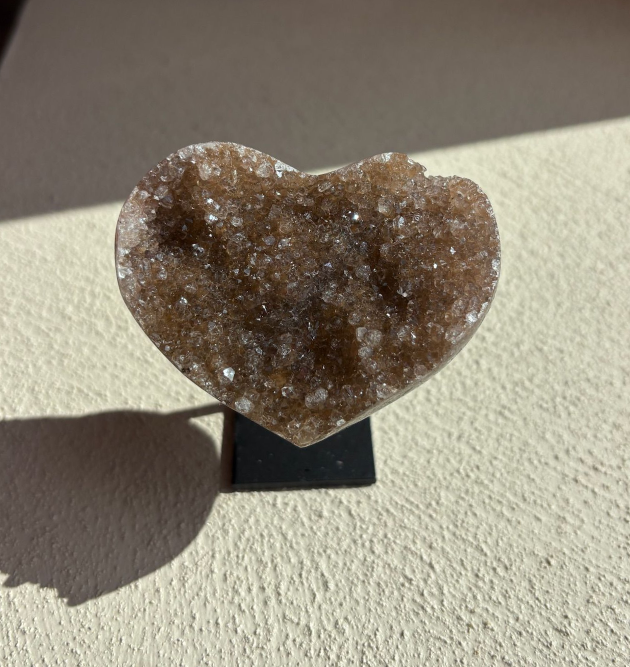 Galaxy amethist hartje - 7 cm - 04