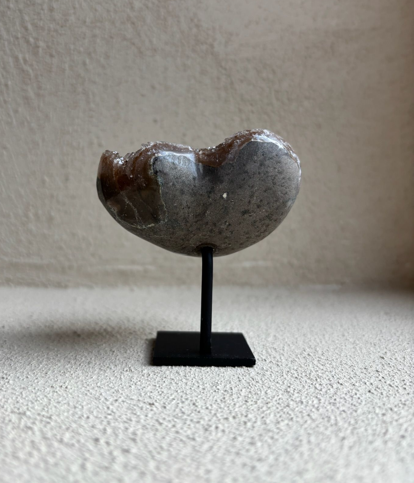 Galaxy amethist hartje - 7 cm - 04
