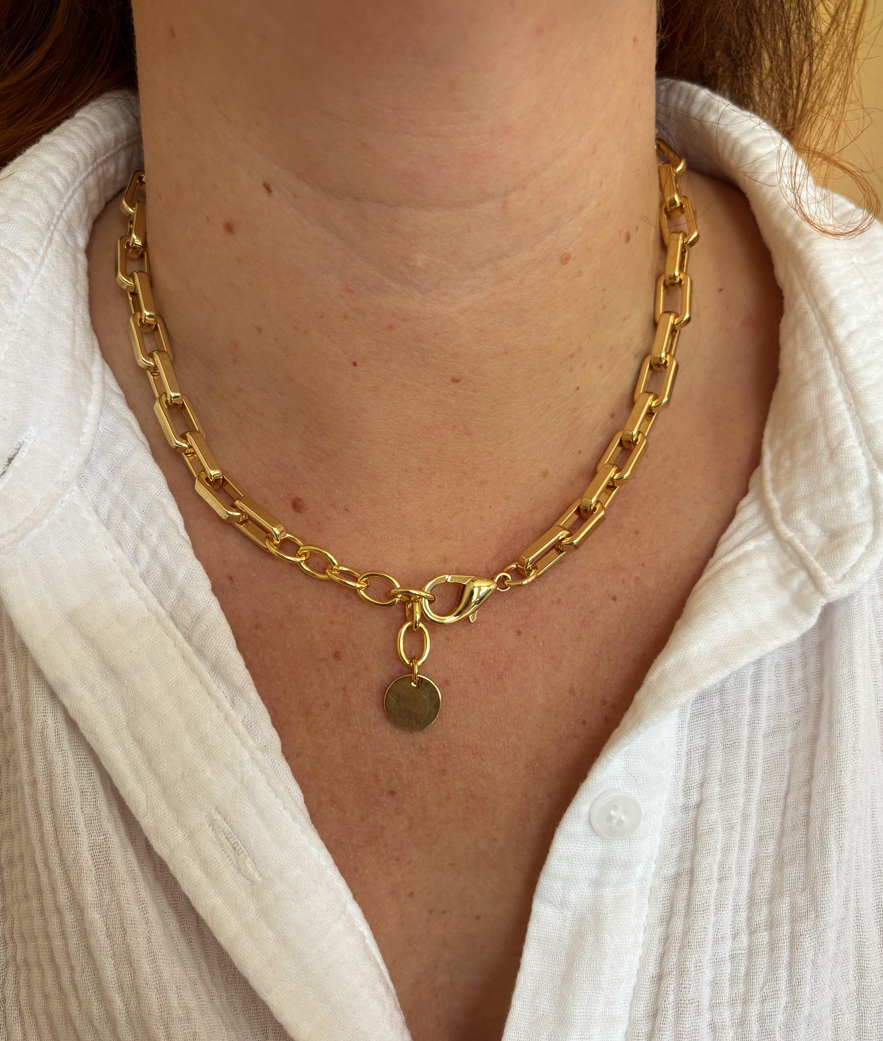 Ketting goud schakel