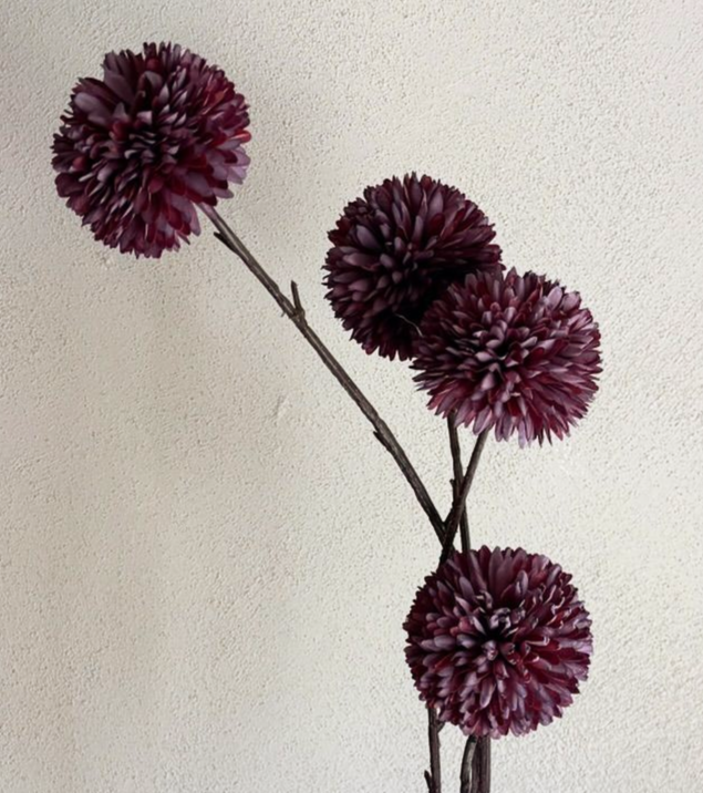 Pompom Deco Bloemen – 4 bloemen per tak