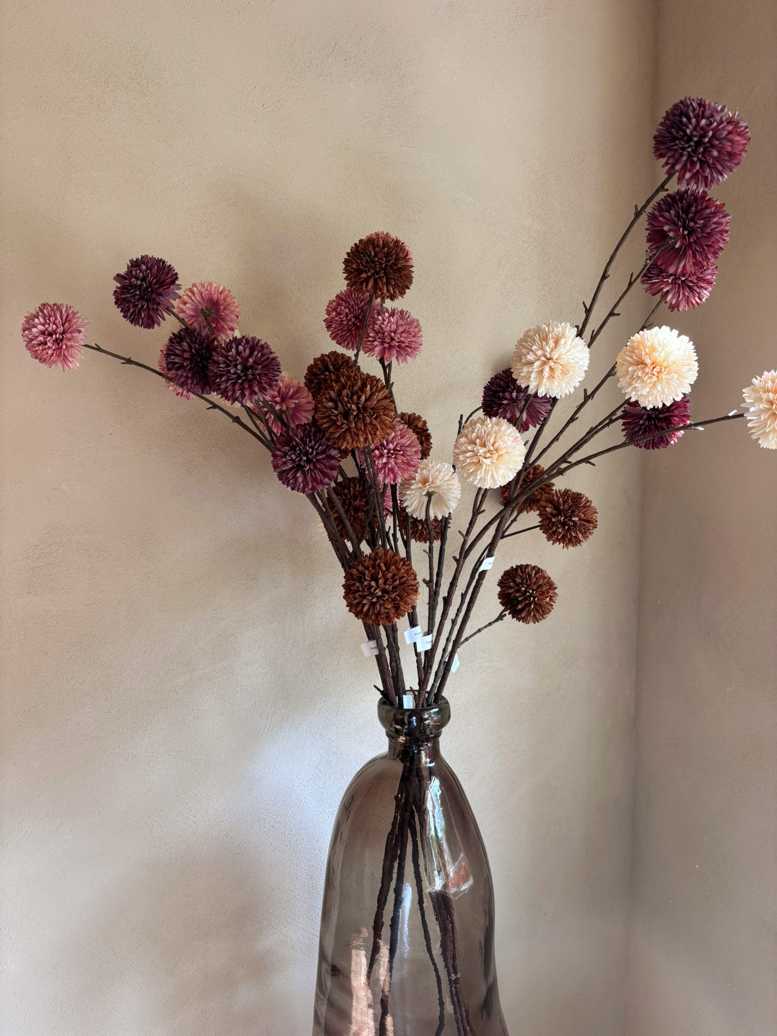 Pompom Deco Bloemen – 5 bloemen per tak
