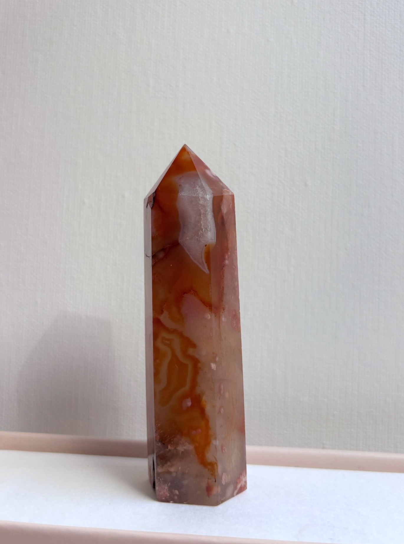 Edelsteen Punt Flower Agaat - 02
