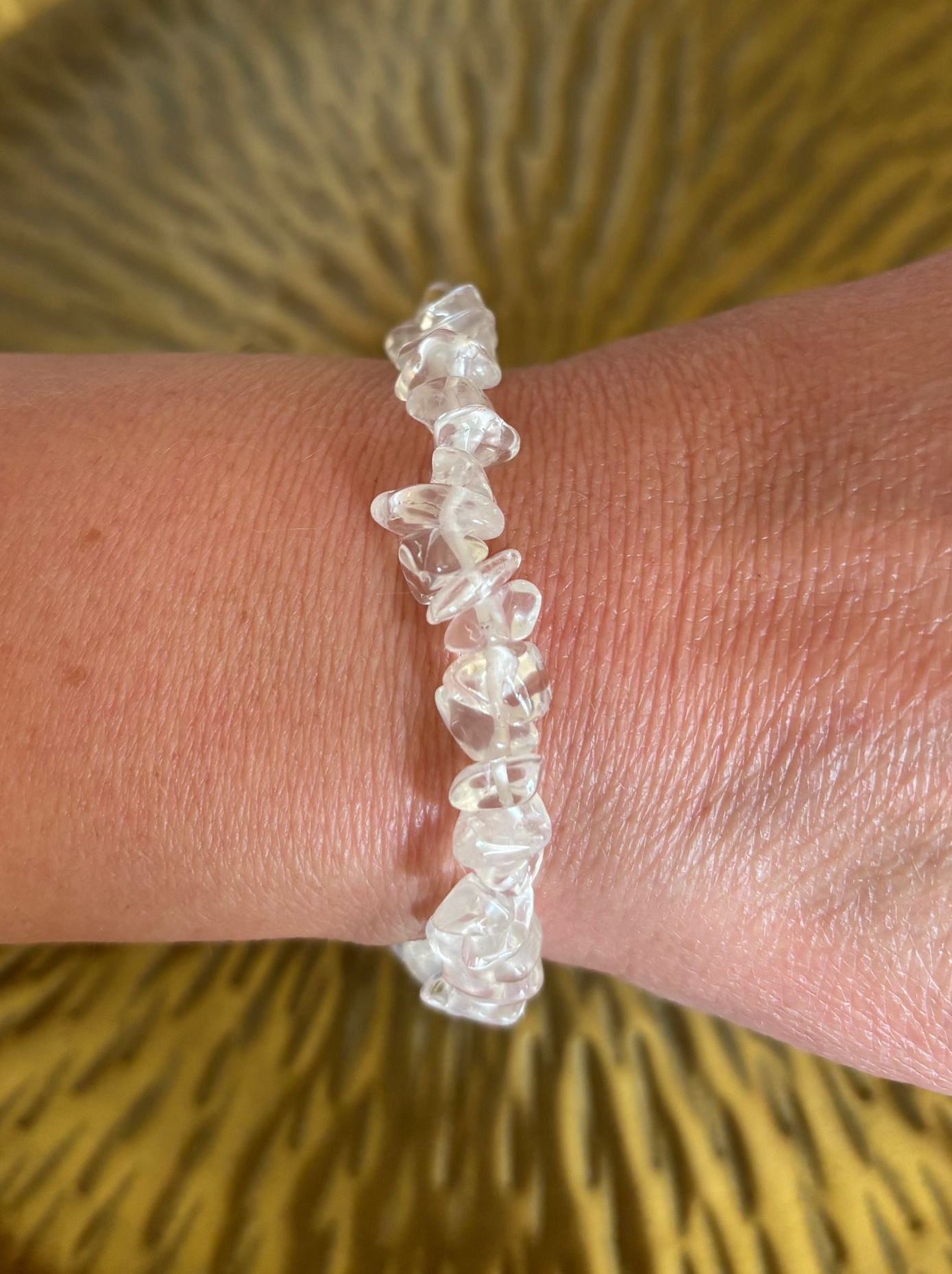 Splitarmband bergkristal