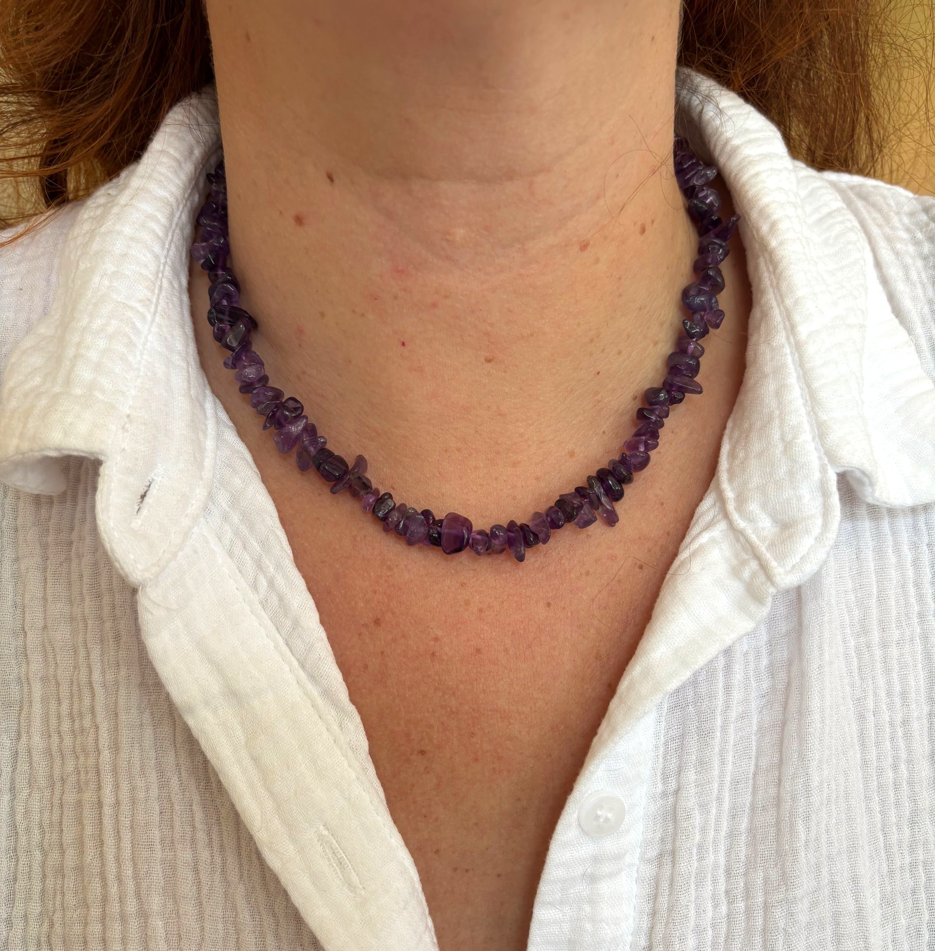 Splitketting Amethist