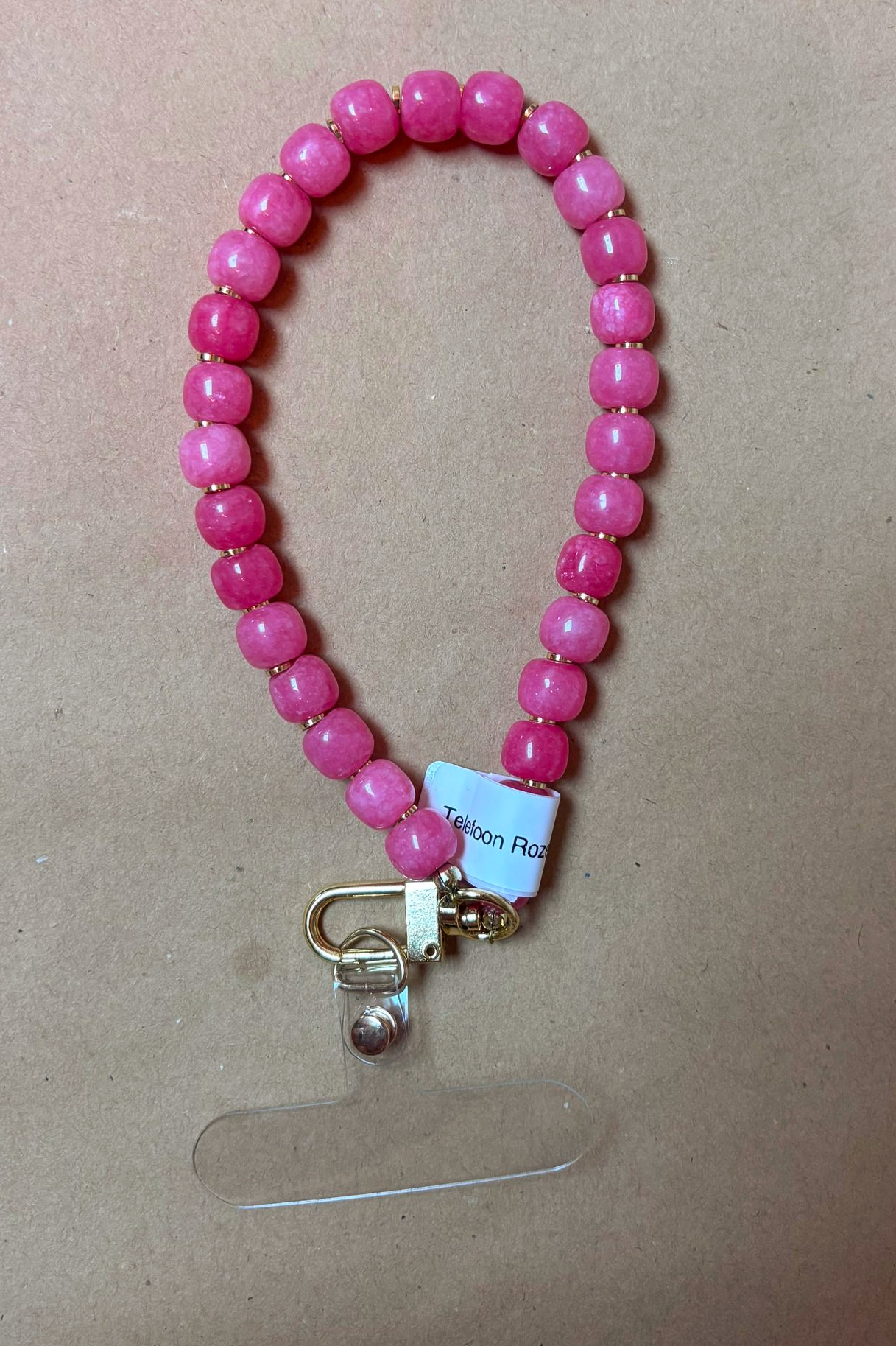 Telefoonkoord Jade  – roze