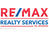 RE/MAX Realty Services logo in red and blue with “Inc. Brokerage” text