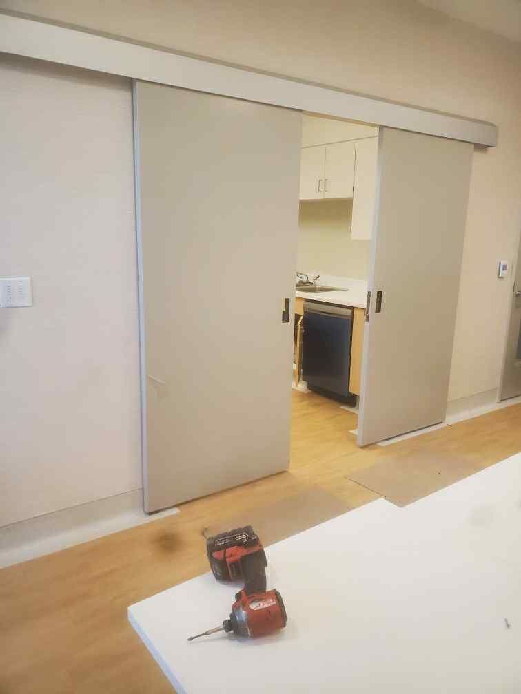 metal door frame installation