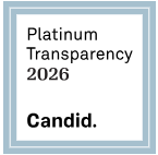Platinum Transparency 2026 Candid logo on a pale blue and white square background