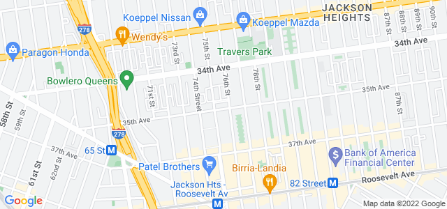 Map of business location