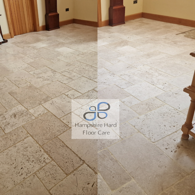 limestone or travertine floor, which is best