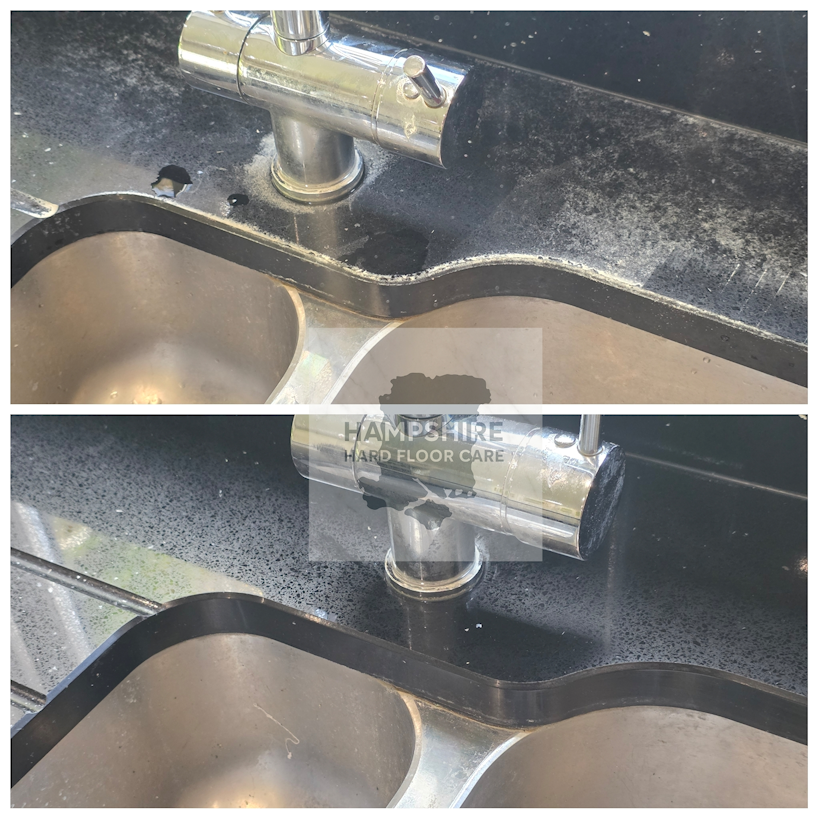 marine worktop sink area restoration