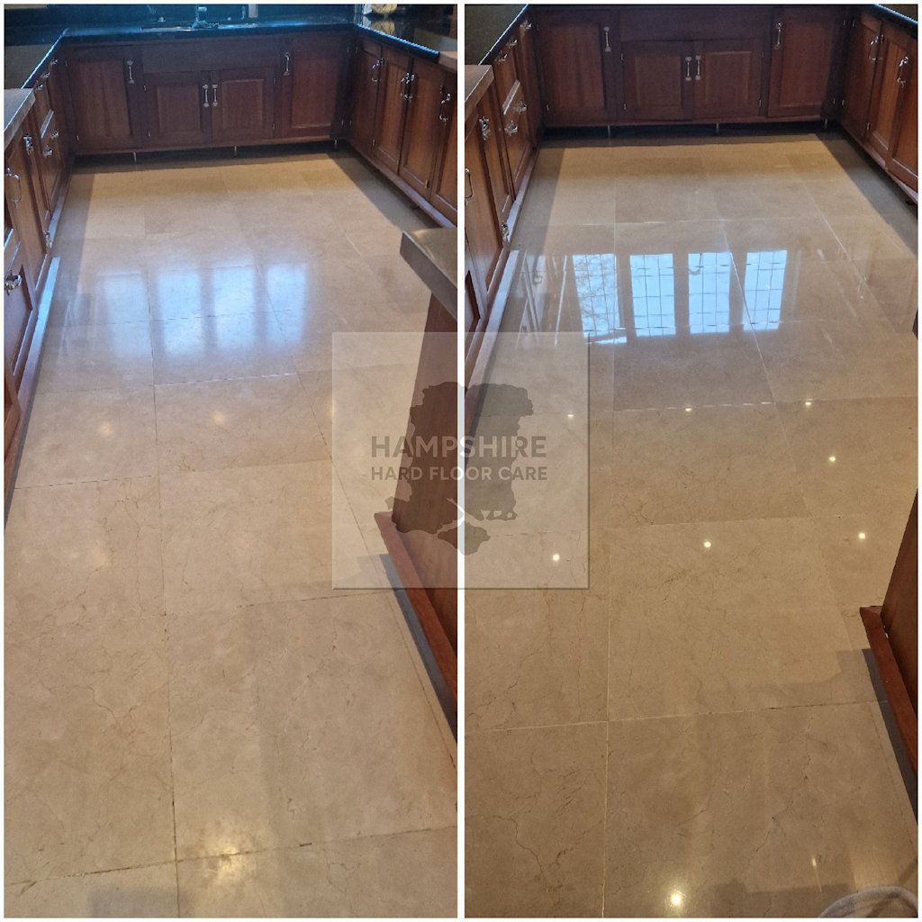 Marble Floor Restoration Cleaning Hampshire