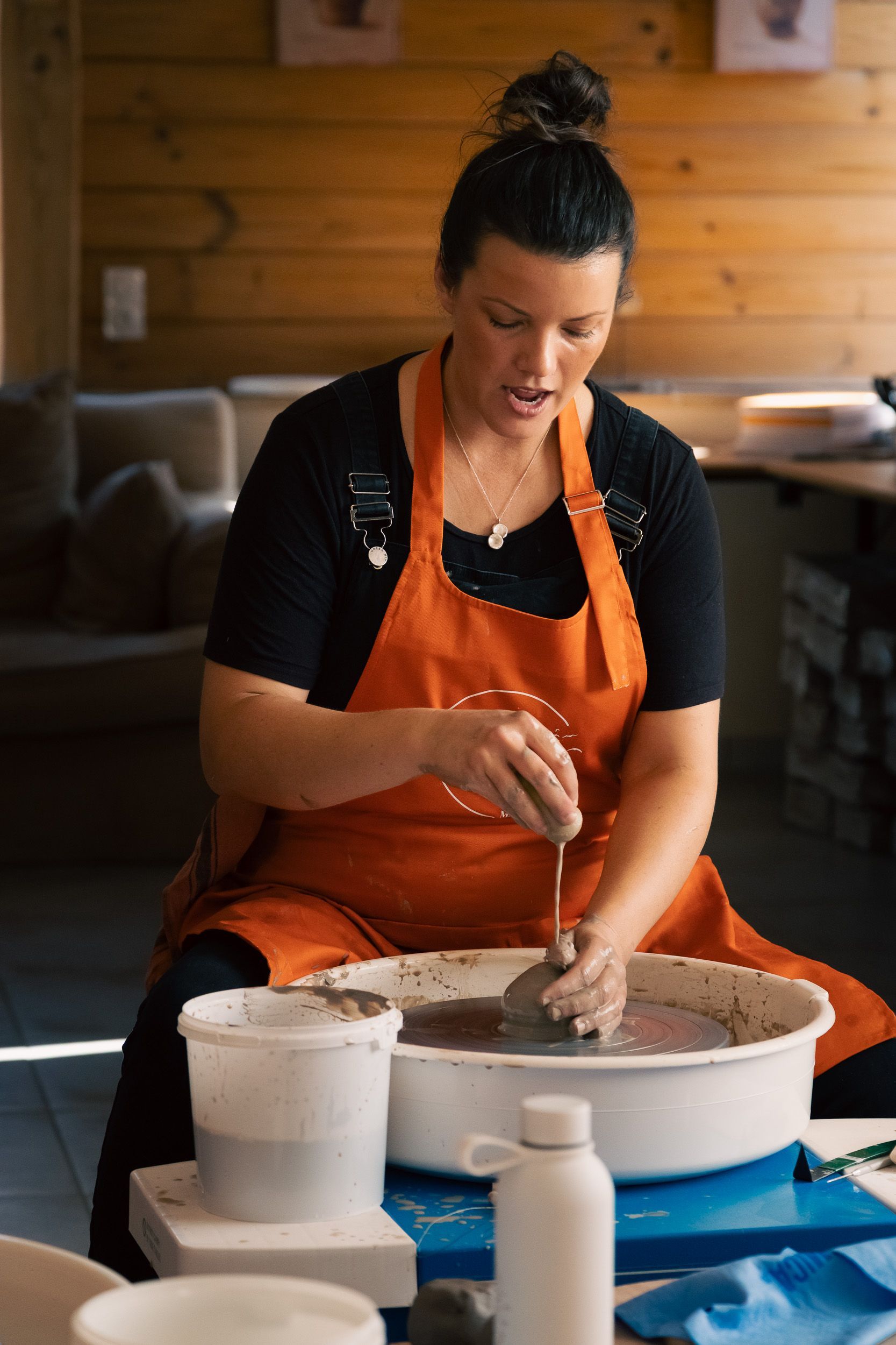 Emelia Jackson cooking in france