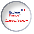 A logo that says explore france on it