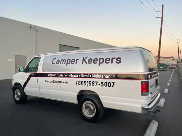 White van with 