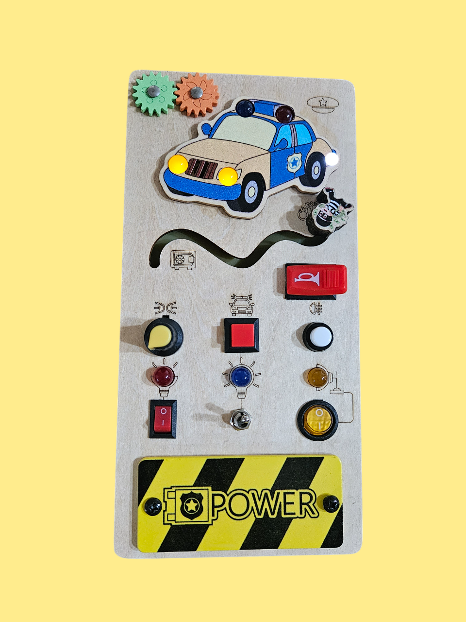 Police Car Track Busy Board – QiaiKe