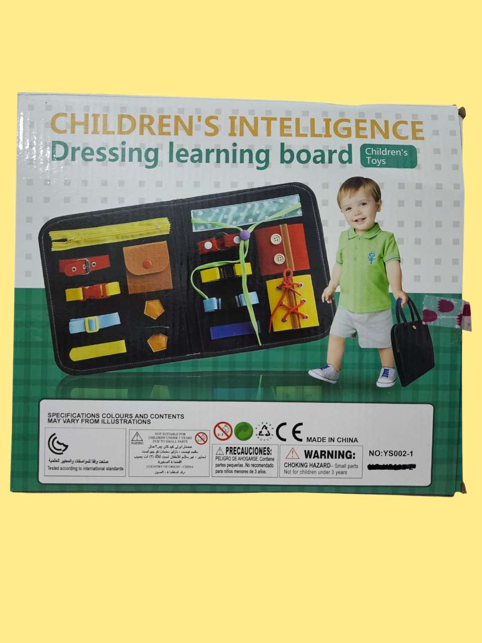 Children’s Intelligence – Montessori Toddler Busy Board 