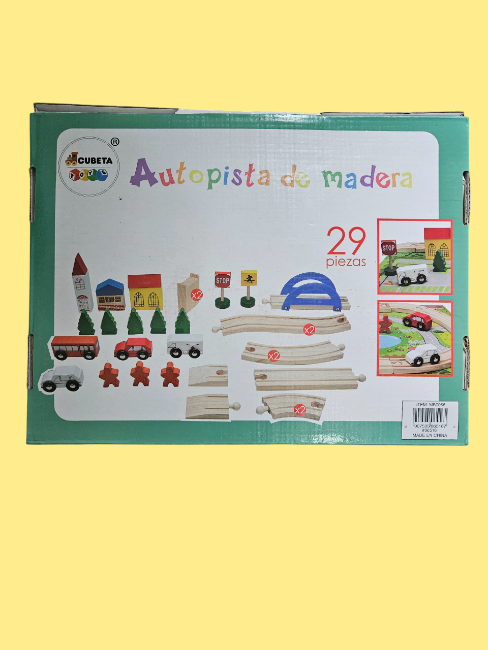 Autopista de madera