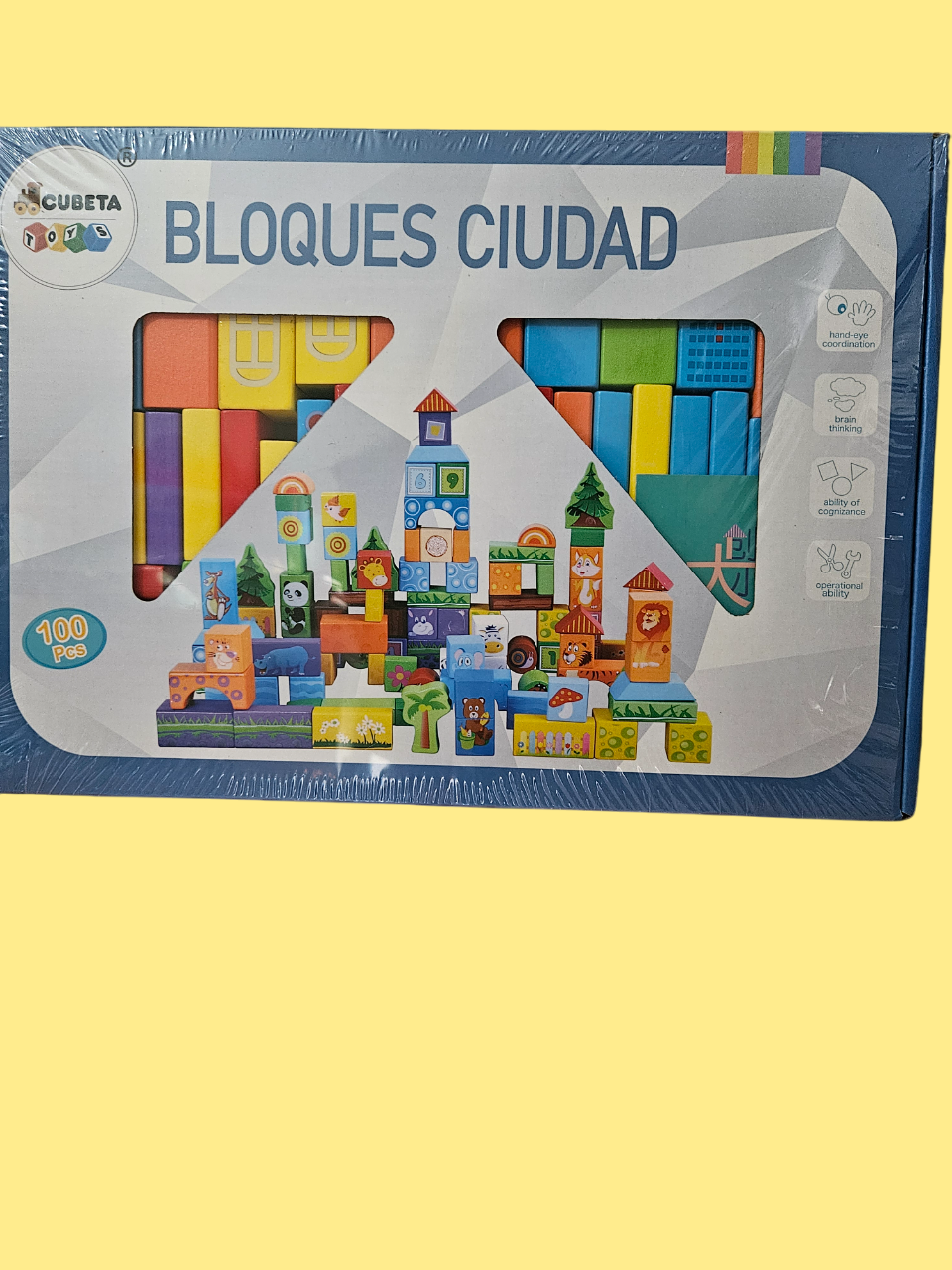 Bloques de madera de Ciudad