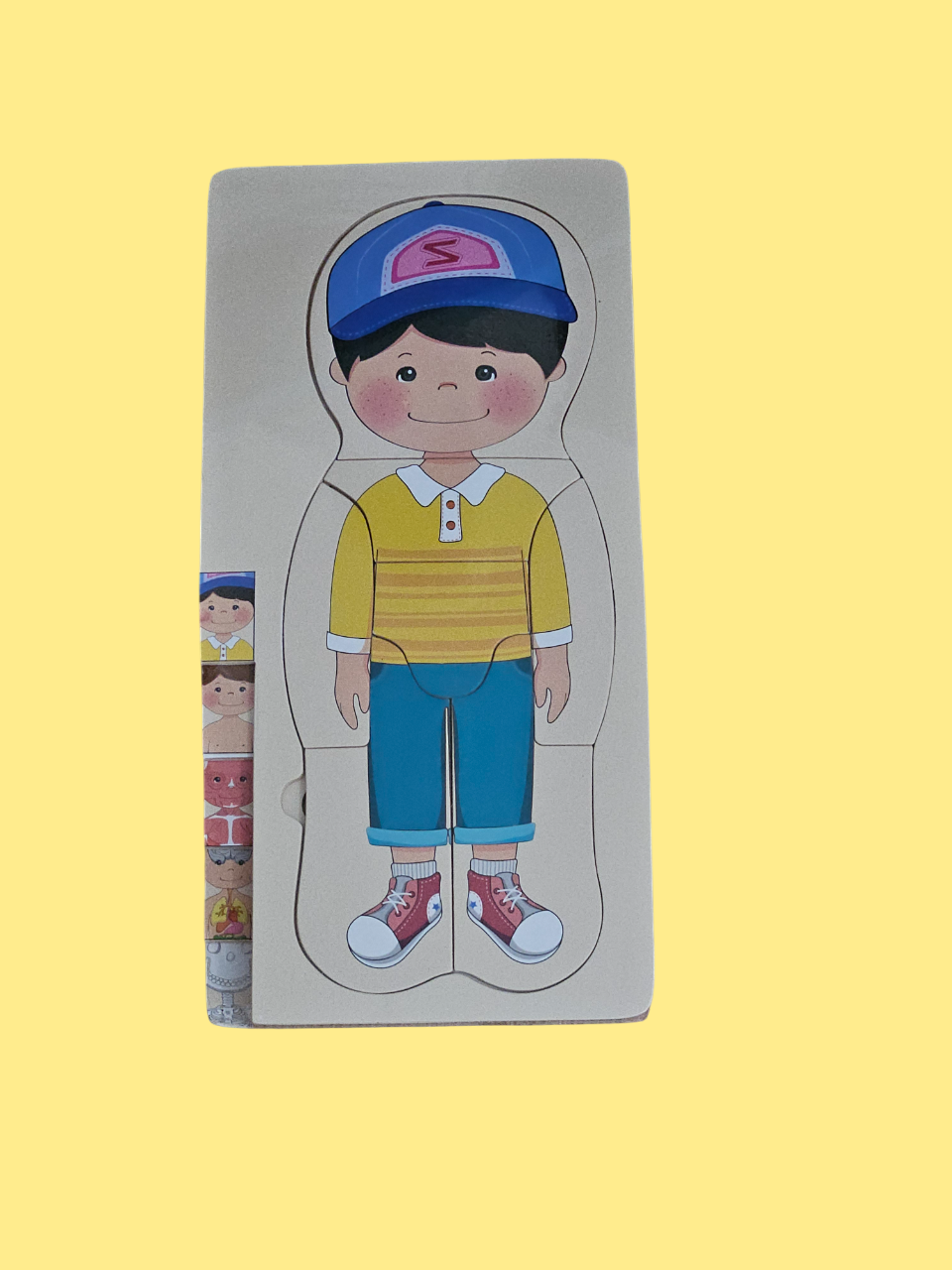 Rompecabezas de madera “Cuerpo humano niño”