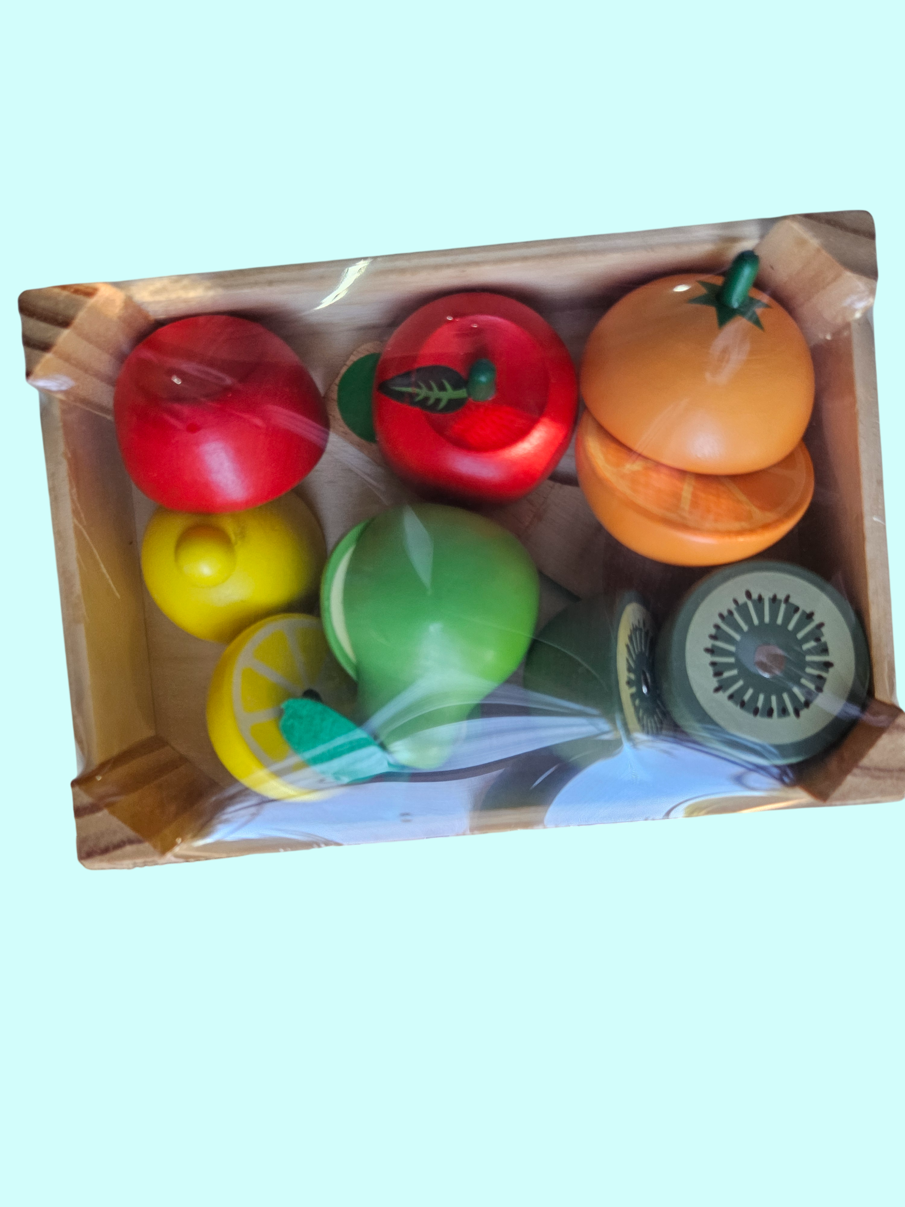 Cajoncito de Frutas de Madera – Juego Didáctico