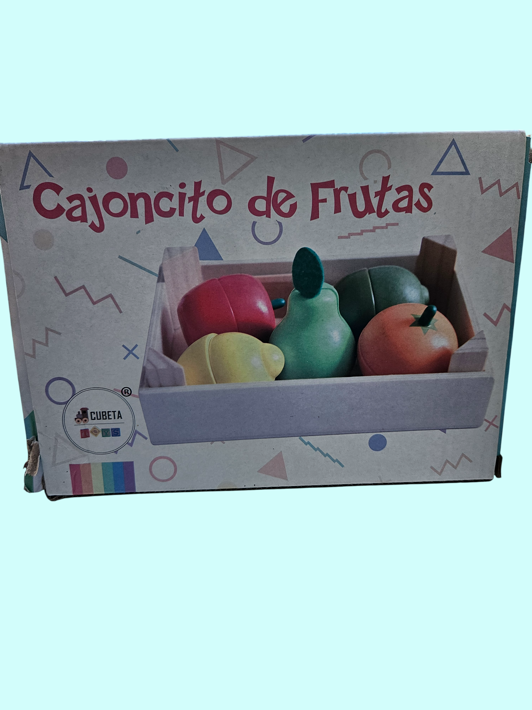 Cajoncito de Frutas de Madera – Juego Didáctico