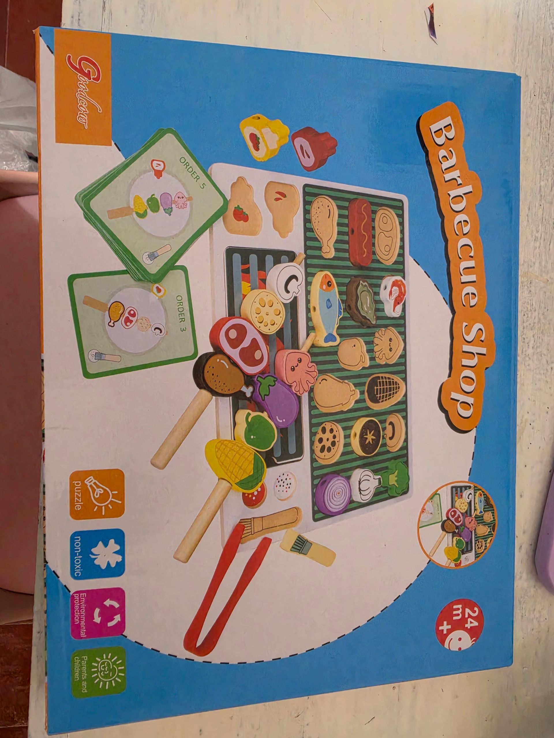 Juego de Asado de Madera
