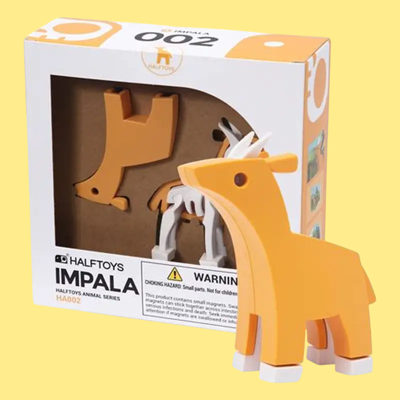 Figura magnética “HALFTOYS Impala” con escenario