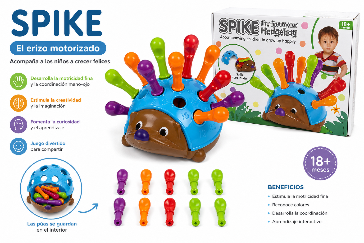 SPIKE – Erizo de Motricidad Fina
