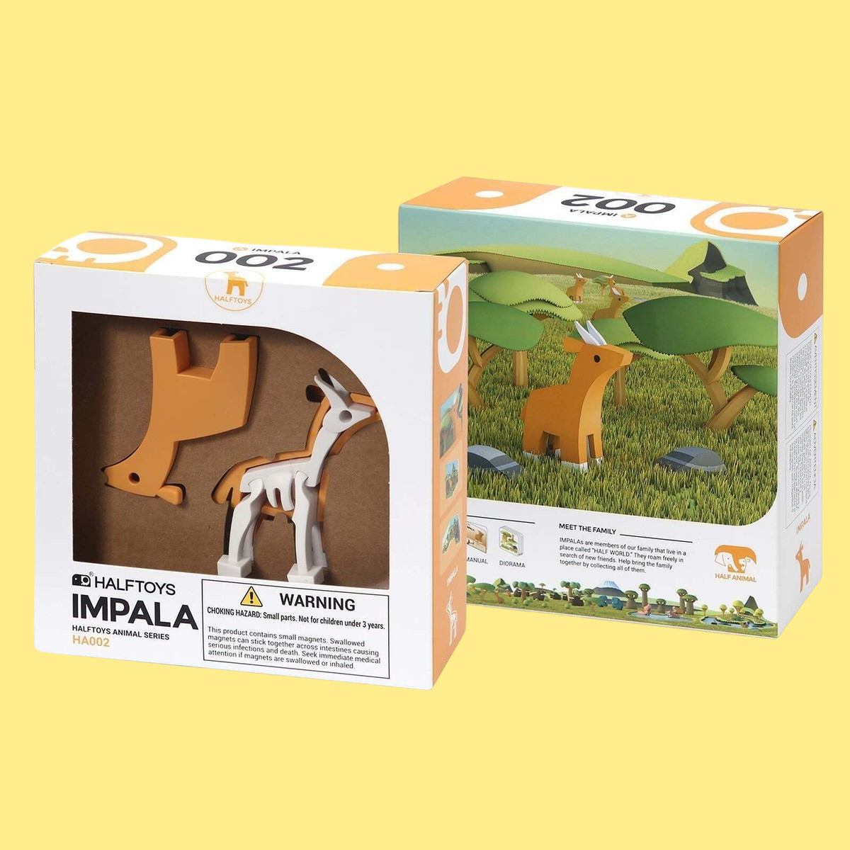 Figura magnética “HALFTOYS Impala” con escenario