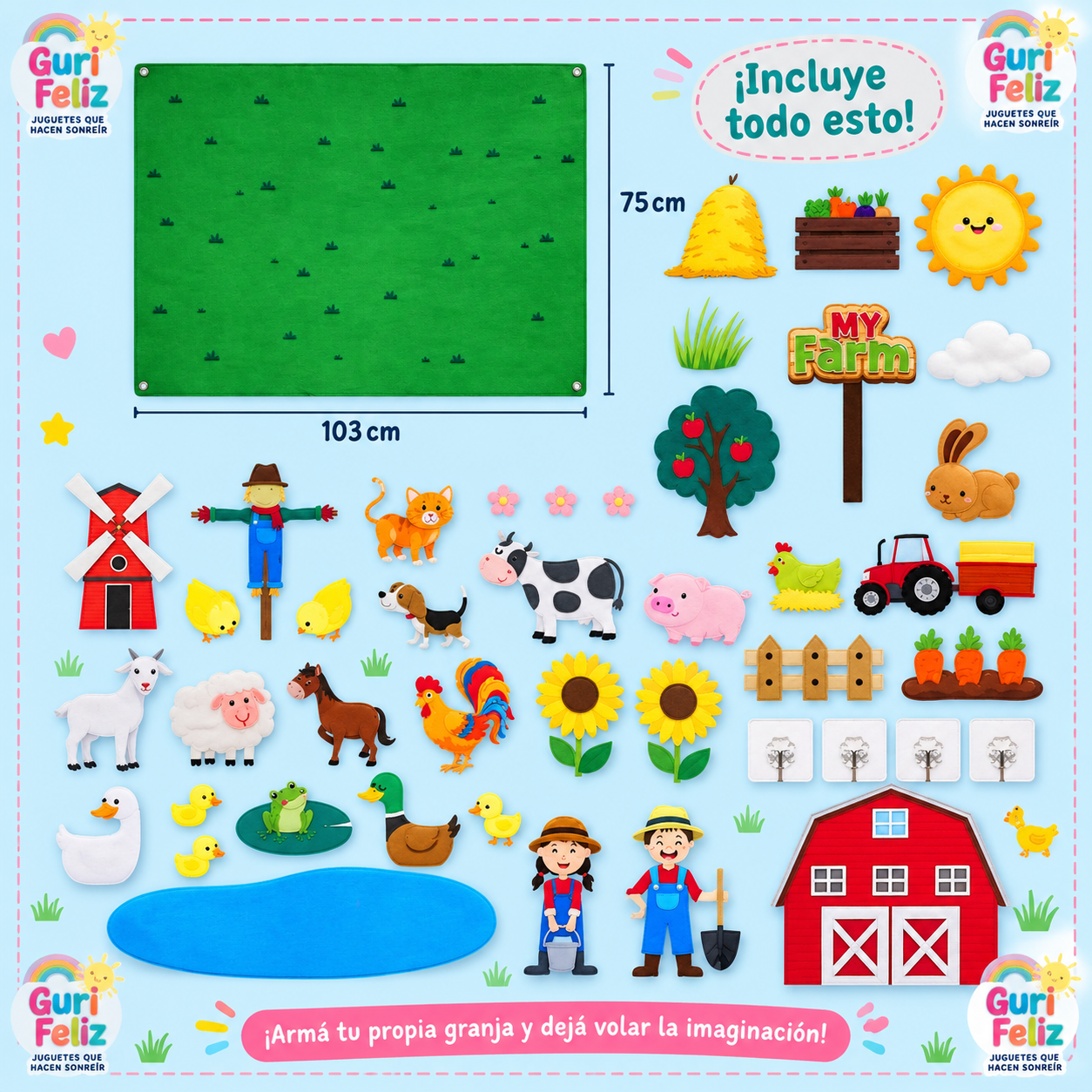Granja Interactiva de Fieltro