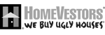 HomeVestors logo with house icon and tagline “We Buy Ugly Houses”