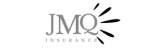 JMO Insurance logo in gray and black with sunburst icon on white background