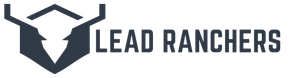 Lead Ranchers logo with a stylized bull head icon and dark gray text