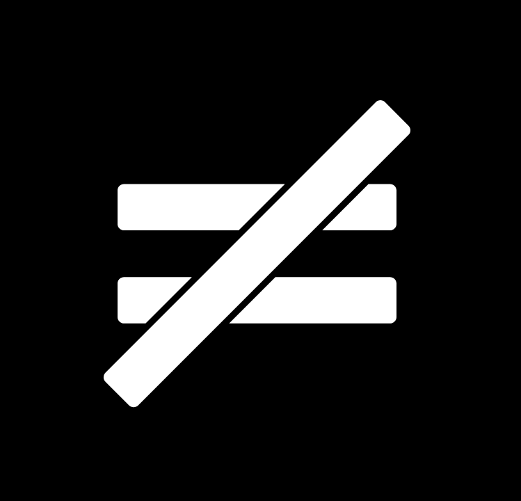 NOT EQUAL
