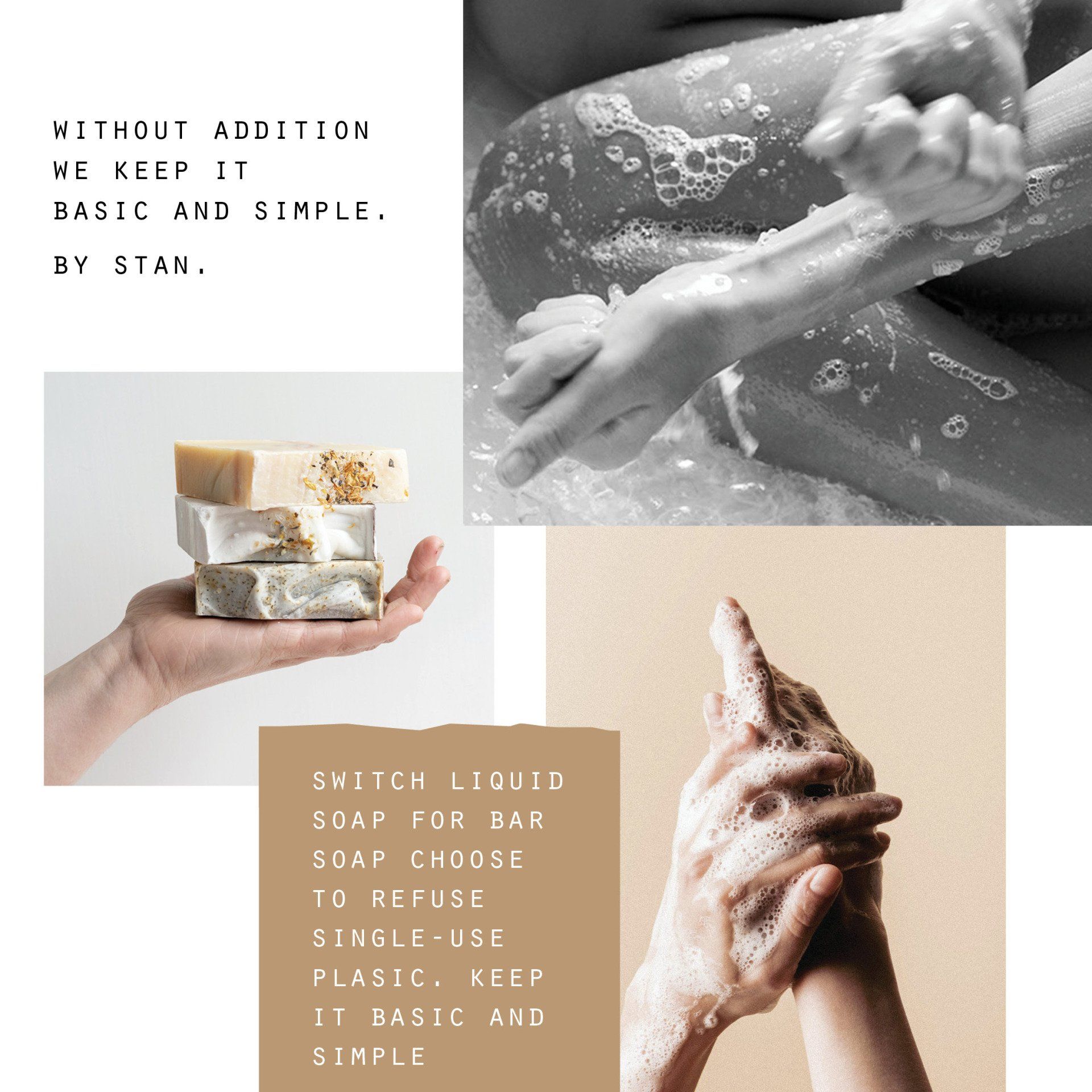 By Stan | plasticvrije soap bars| Groene Dromers