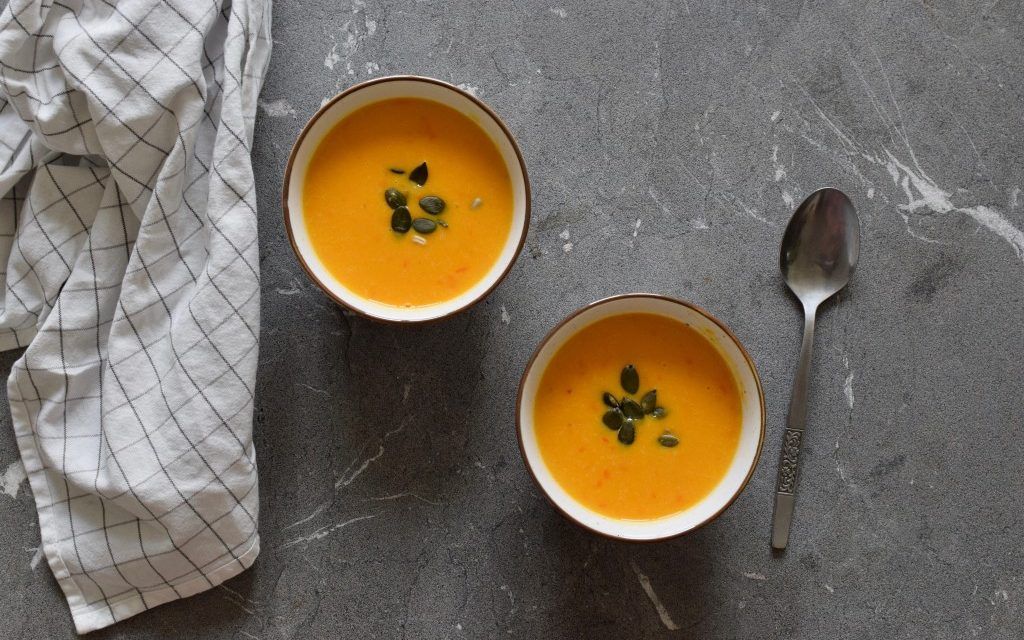 Paprika pompoen soep | vegan soep | groene dromers