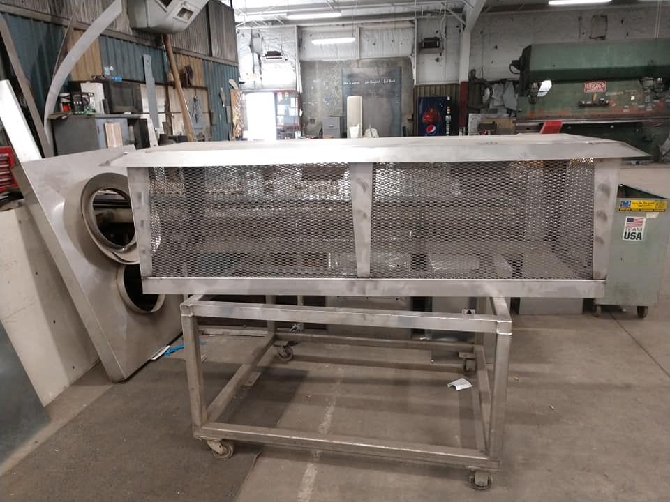 Metal Frame with Metal Sheet with Holes - Louisville , KY - Diversified Metals Metal Frame with Metal Sheet with Holes - Louisville , KY - Diversified Metals