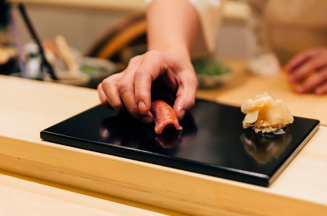 Live Action Mobile Sushi Bar Service in San Francisco, CA