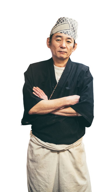 sushi chef at home in San Francisco, CA