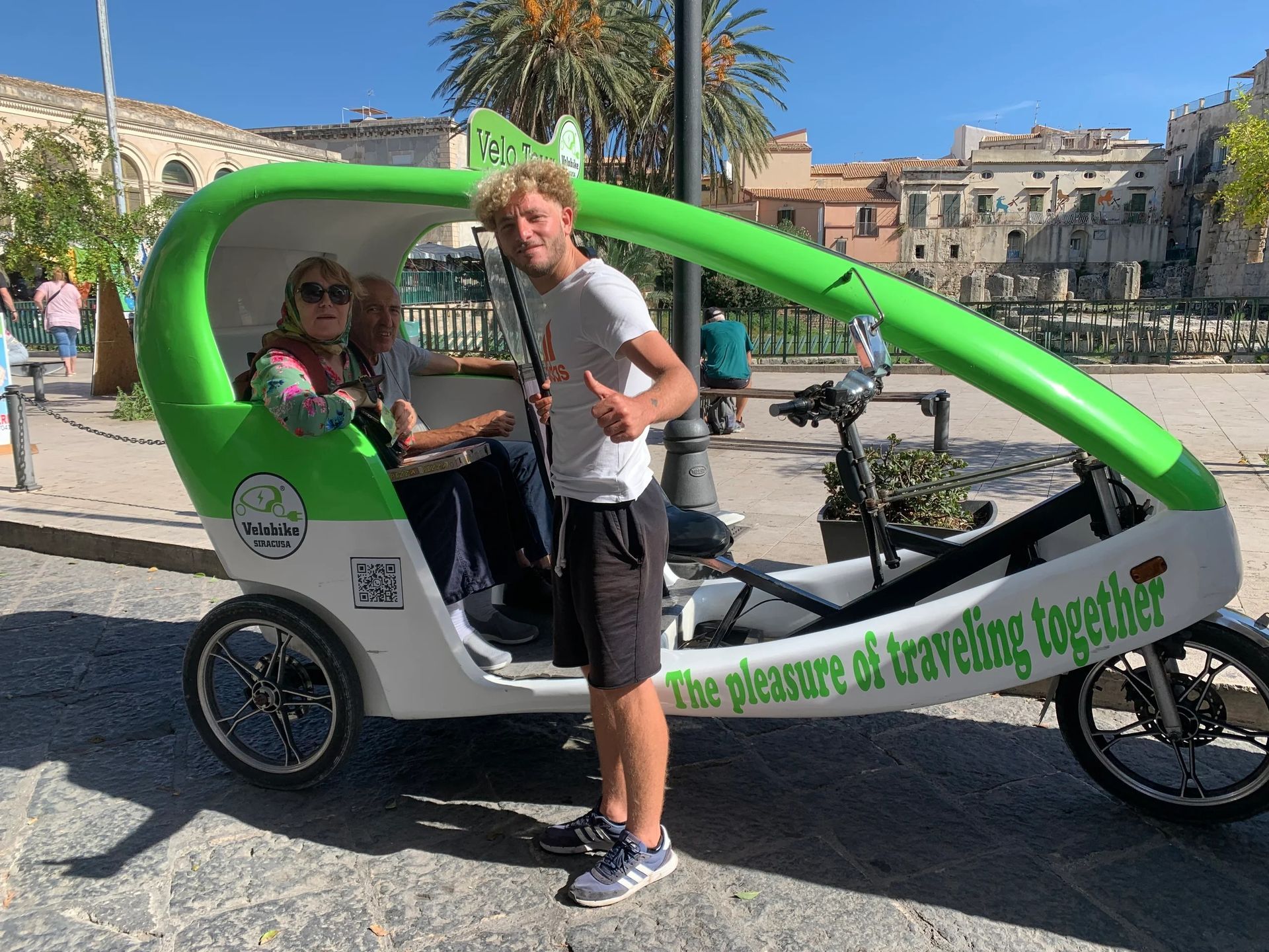 Driver Velobike con clienti