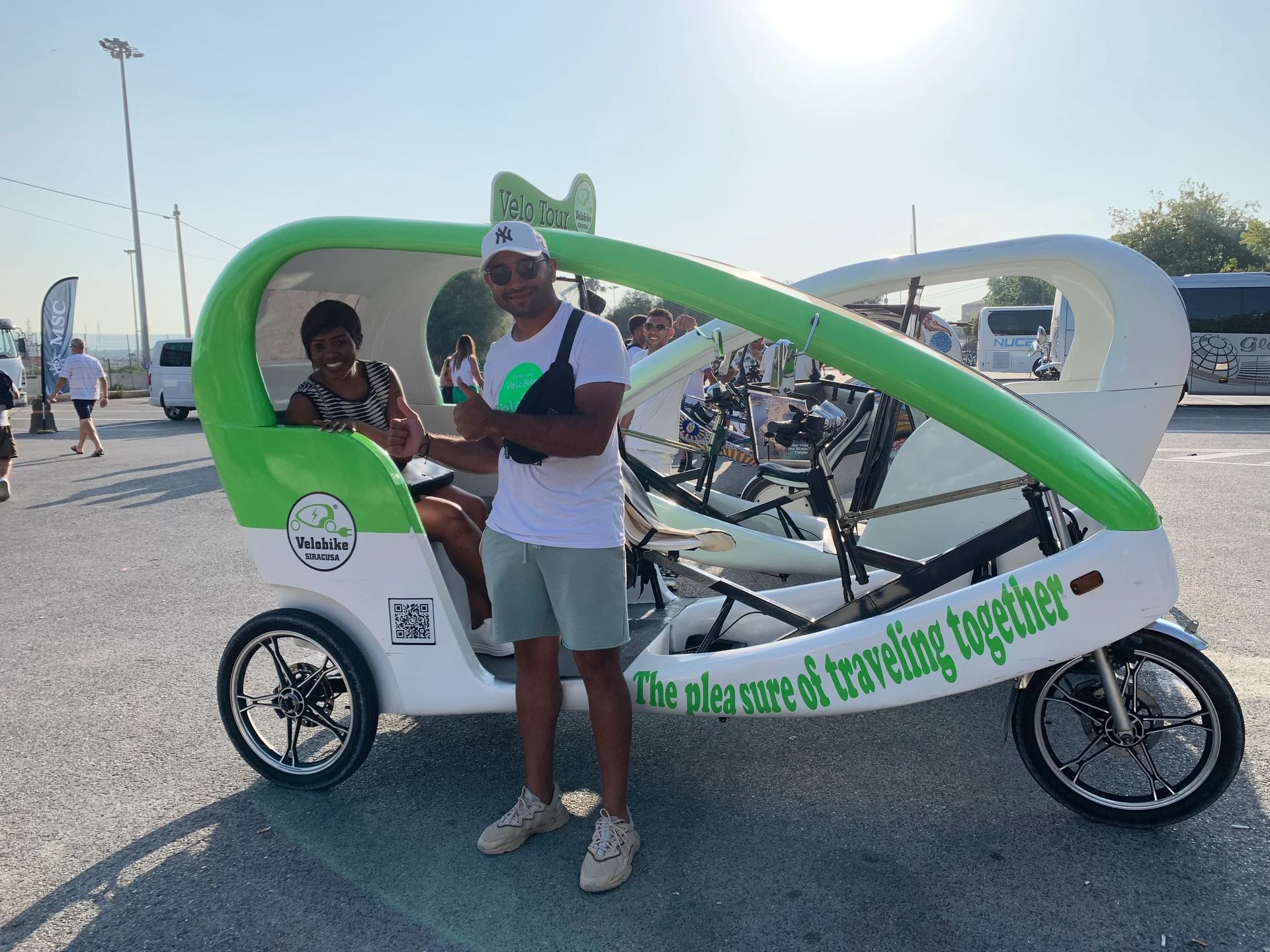 Driver Velobike con clienti