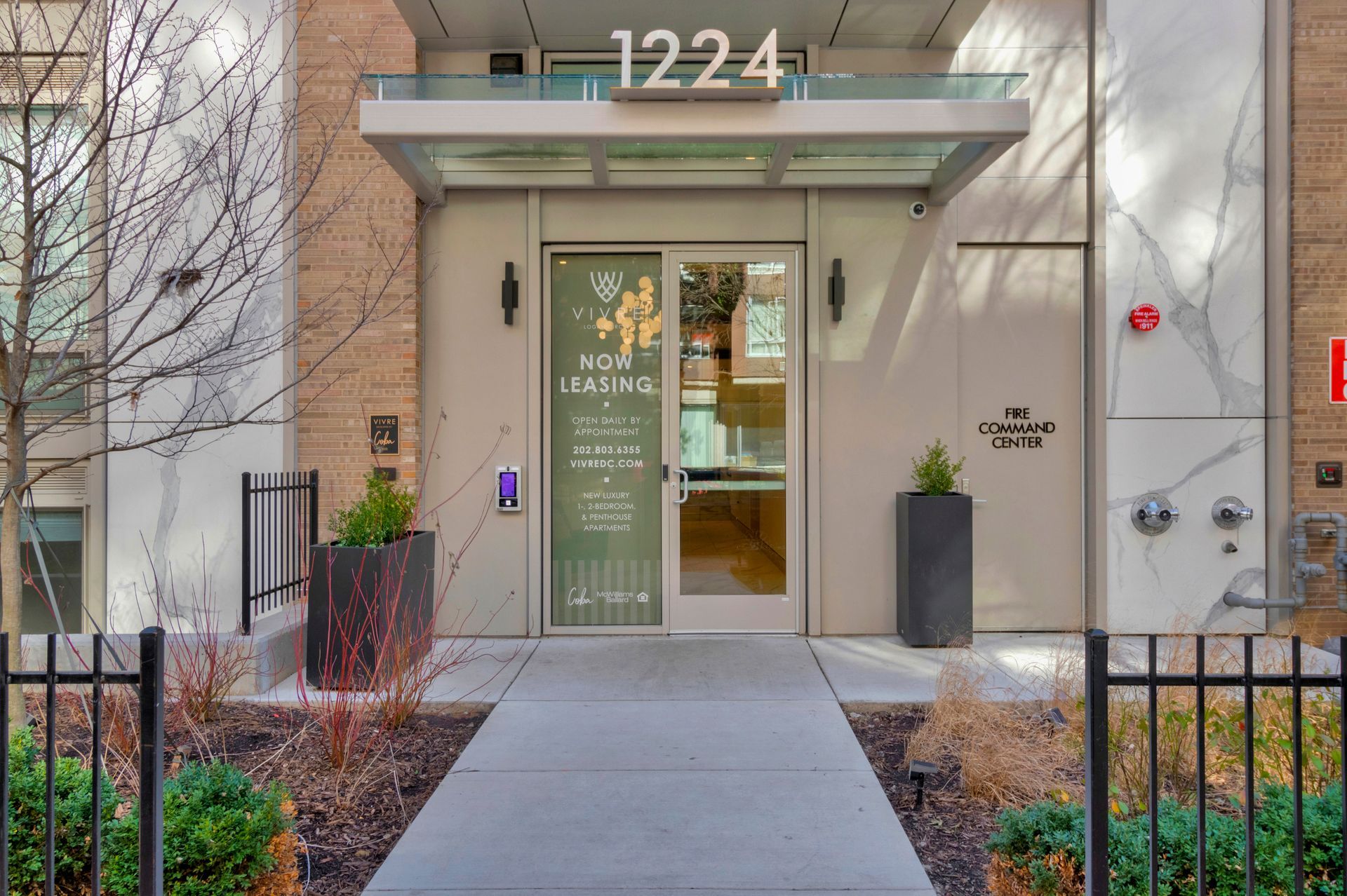 A building with the number 1224 on it