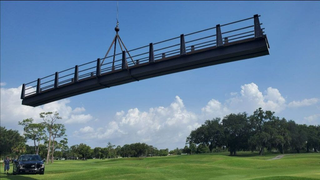 Pile installation done for a bridge by Gulf States Construction & Piles