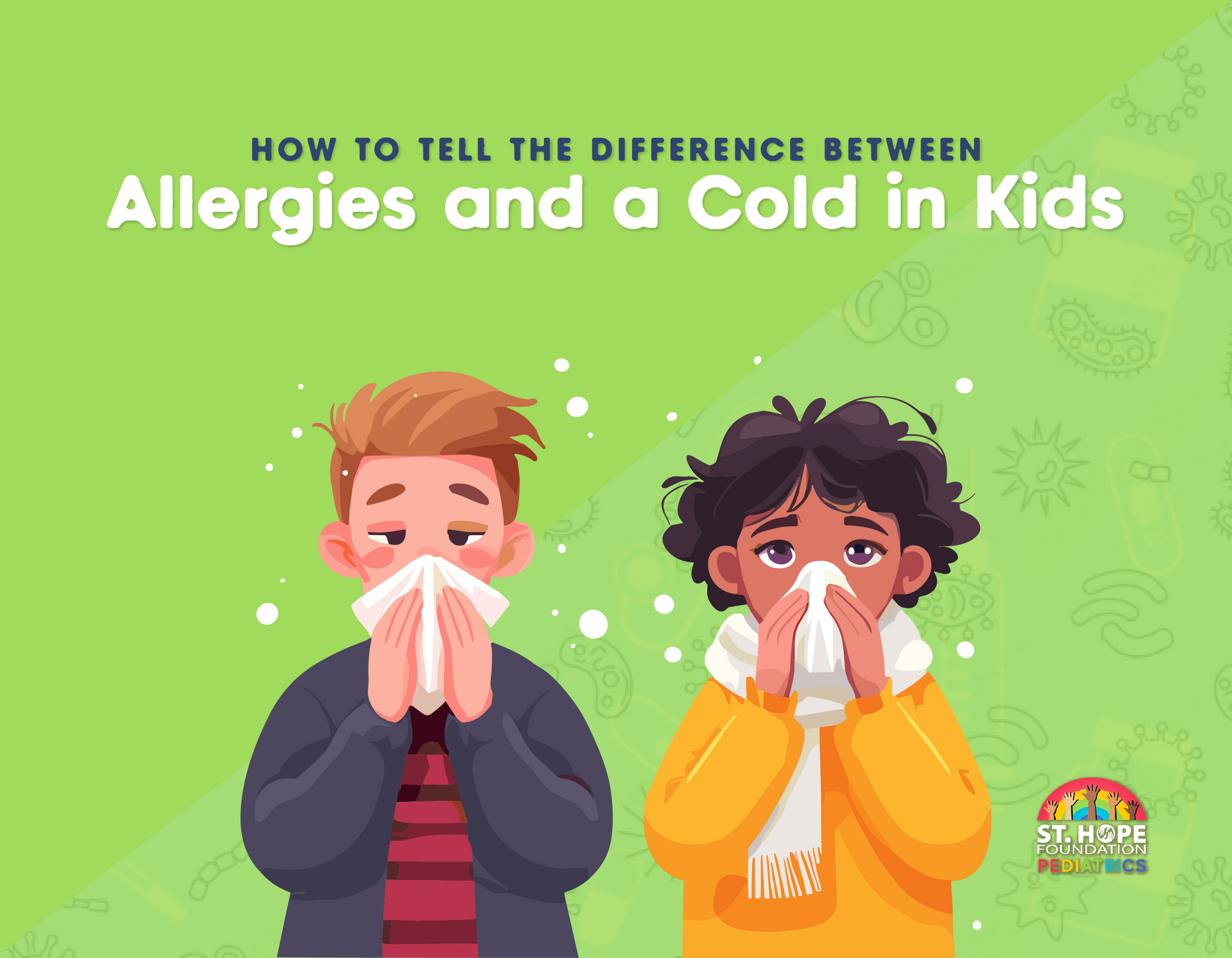 Allergies vs cold symptoms in kids