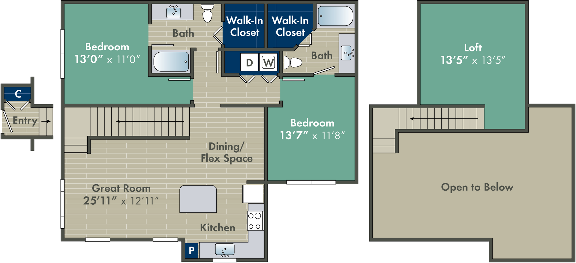 Cottages at Cades Cove - Floor Plan 2