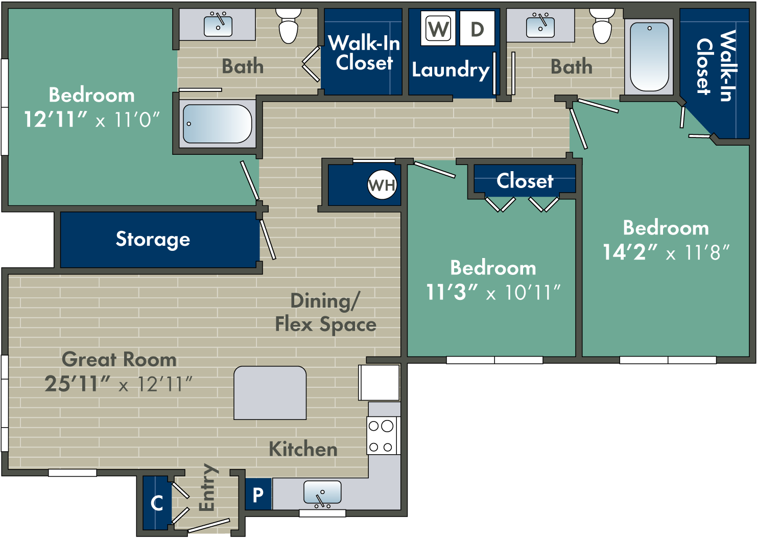 Cottages at Cades Cove - Floor Plan 3